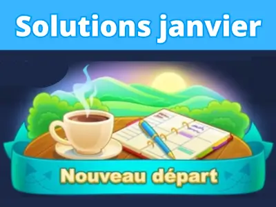 Énigme journalière janvier 2026 Nouveau départ