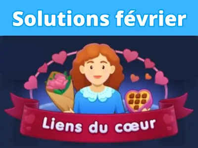 Énigme journalière février 2026 Liens du coeur