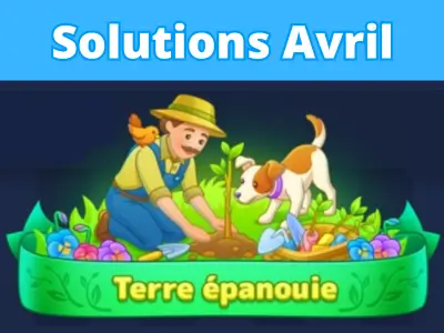 Énigme journalière avril 2026 Terre épanouie